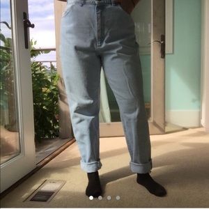 High waisted mom jeans, lee jeans
